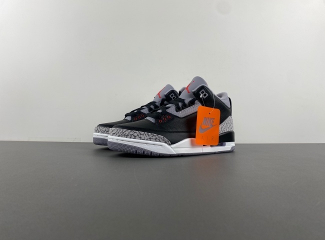 women edition Air Jordan 3 Retro "Black Cement"  DM0967-101