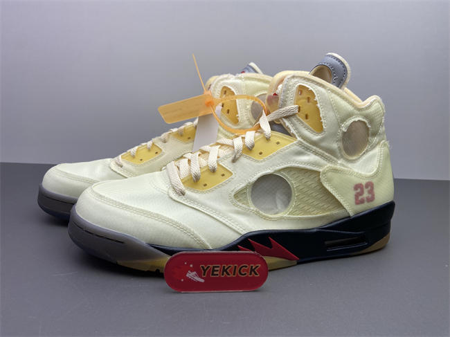 Jordan5 Off-White Sail DH8565-100