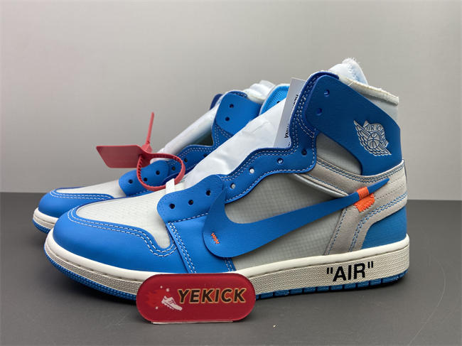 OFF-WHITE x Air Jordan 1 “Powder Blue” AQ0818-148