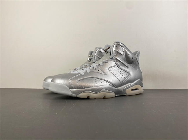 Air Jordan 6 Retro PSG Paris Saint-Germain Silver IQ5135-001