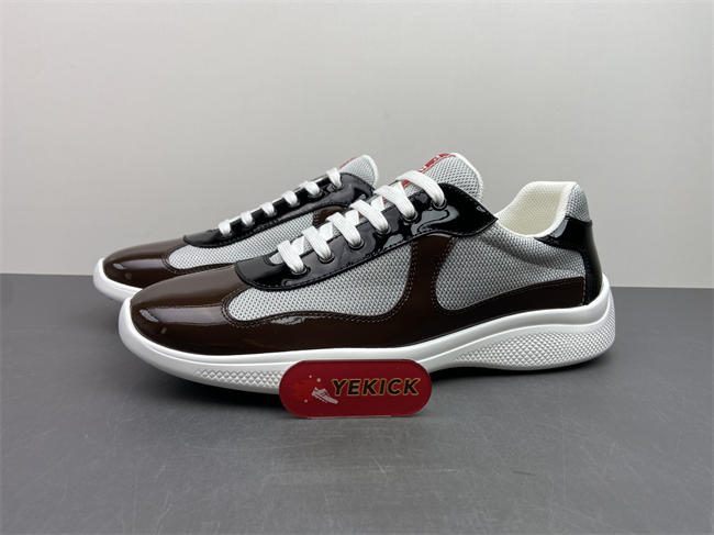 Prada America’s Cup Sneaker Black+Brown